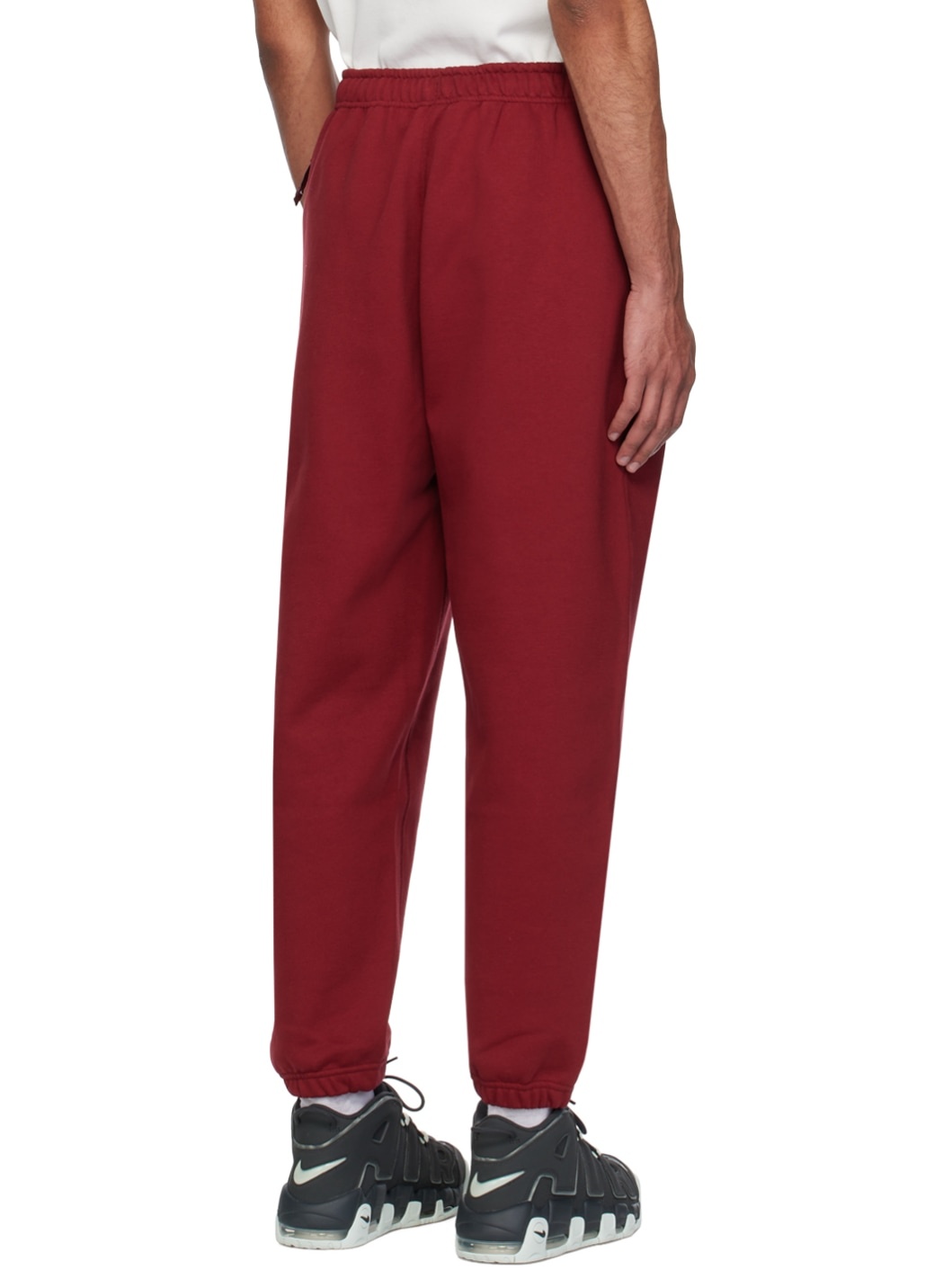 Red Solo Swoosh Sweatpants - 3