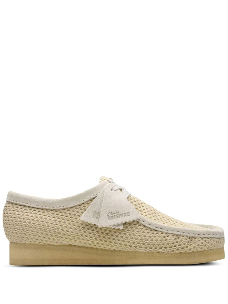 Wallabee "OFF WHITE MESH" 사막 부츠 1