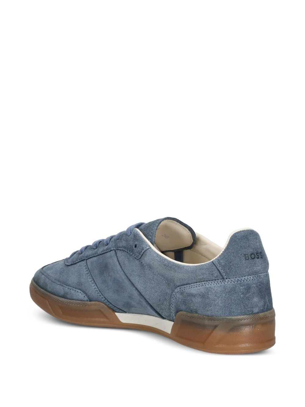 suede leather sneakers - 4