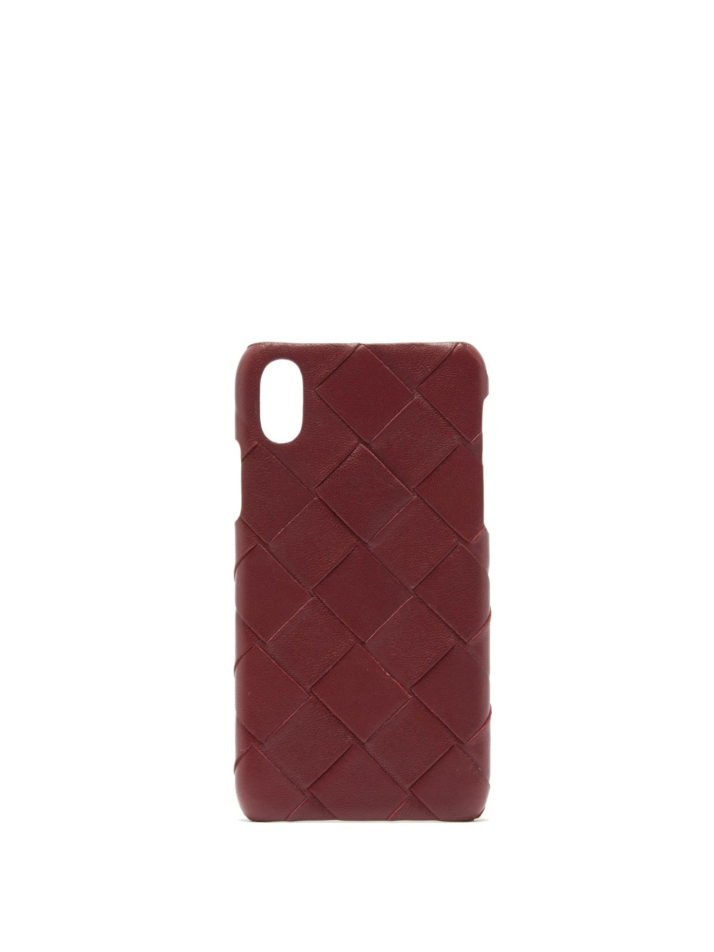 Intrecciato iPhone® X leather phone case - 1