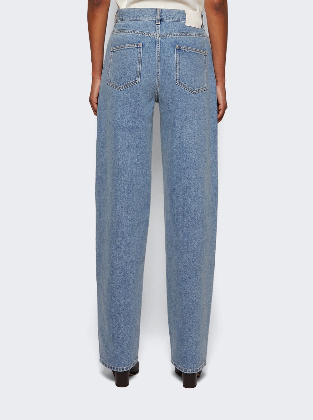 Samur Denim Pants Washed Light Blue - 5
