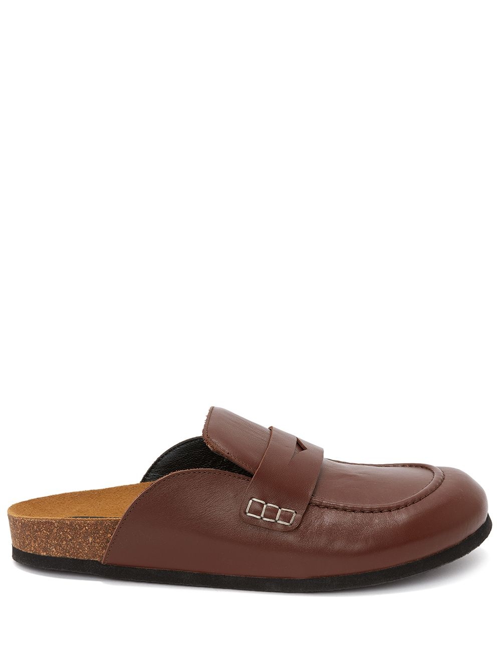 slip-on calf leather loafers - 1