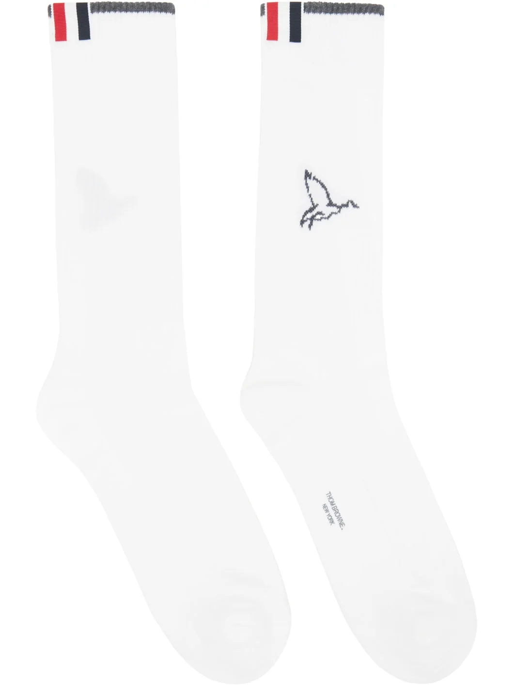 White Geese Icon Socks - 1