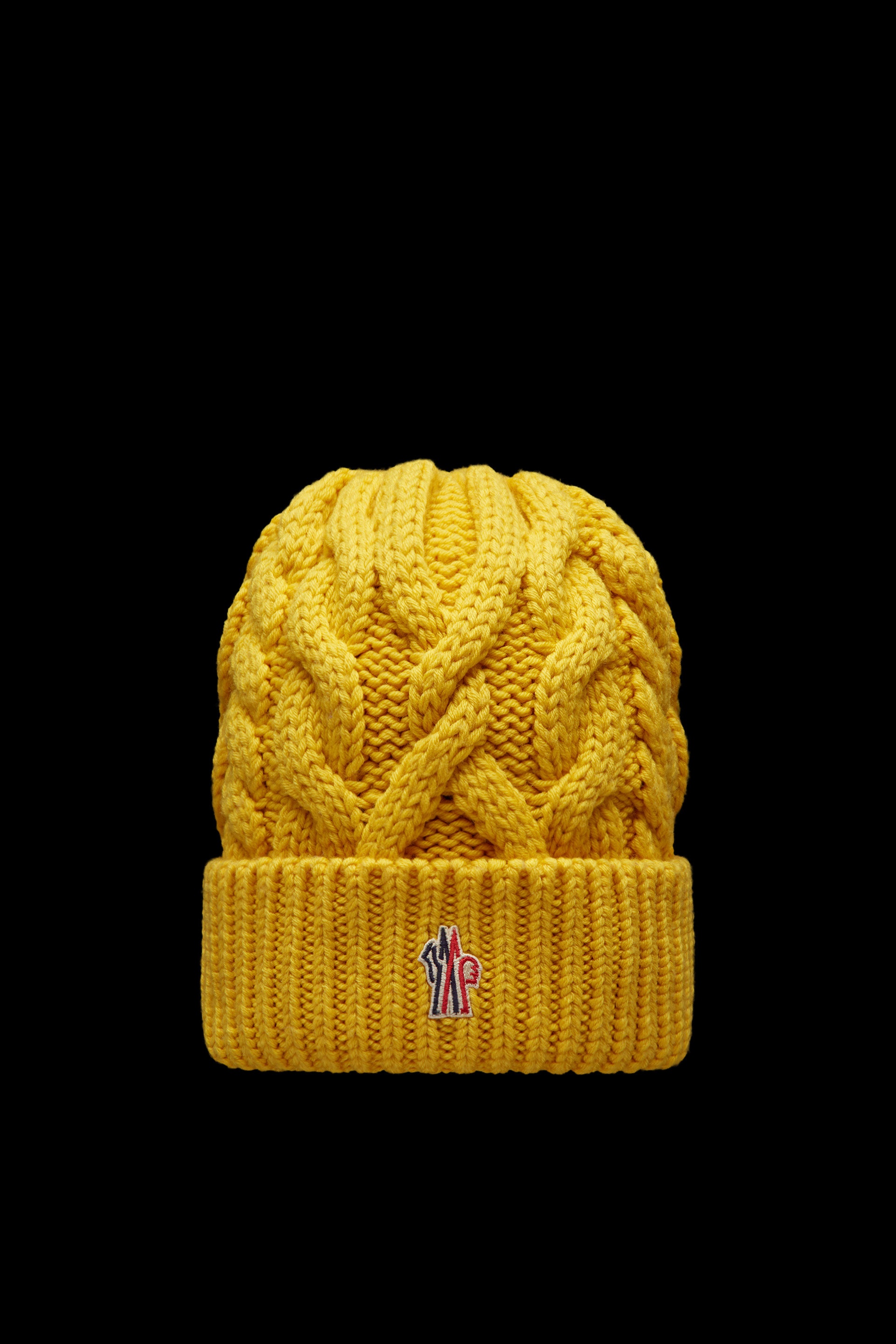 Cable Knit Wool Beanie - 1