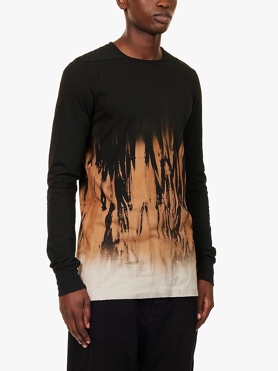 Level LS graphic-print cotton T-shirt - 3