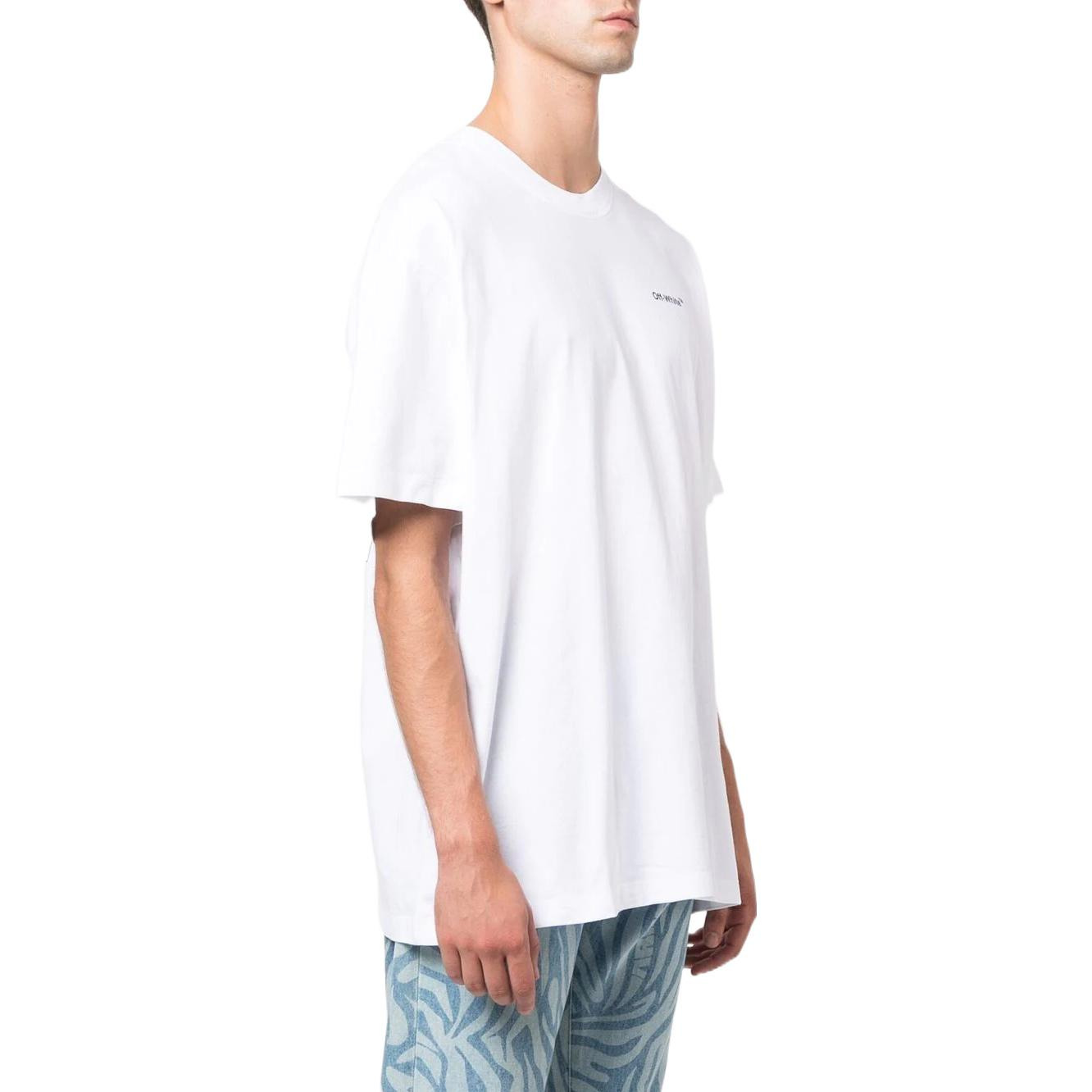 Off-White FW22 LogoT OMAA038C99JER0080110 - 4