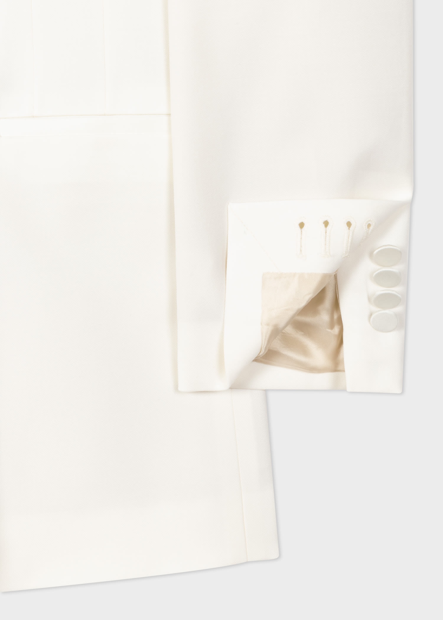 Women's Stretch-Wool Double-Breasted Tuxedo Suit - 3
