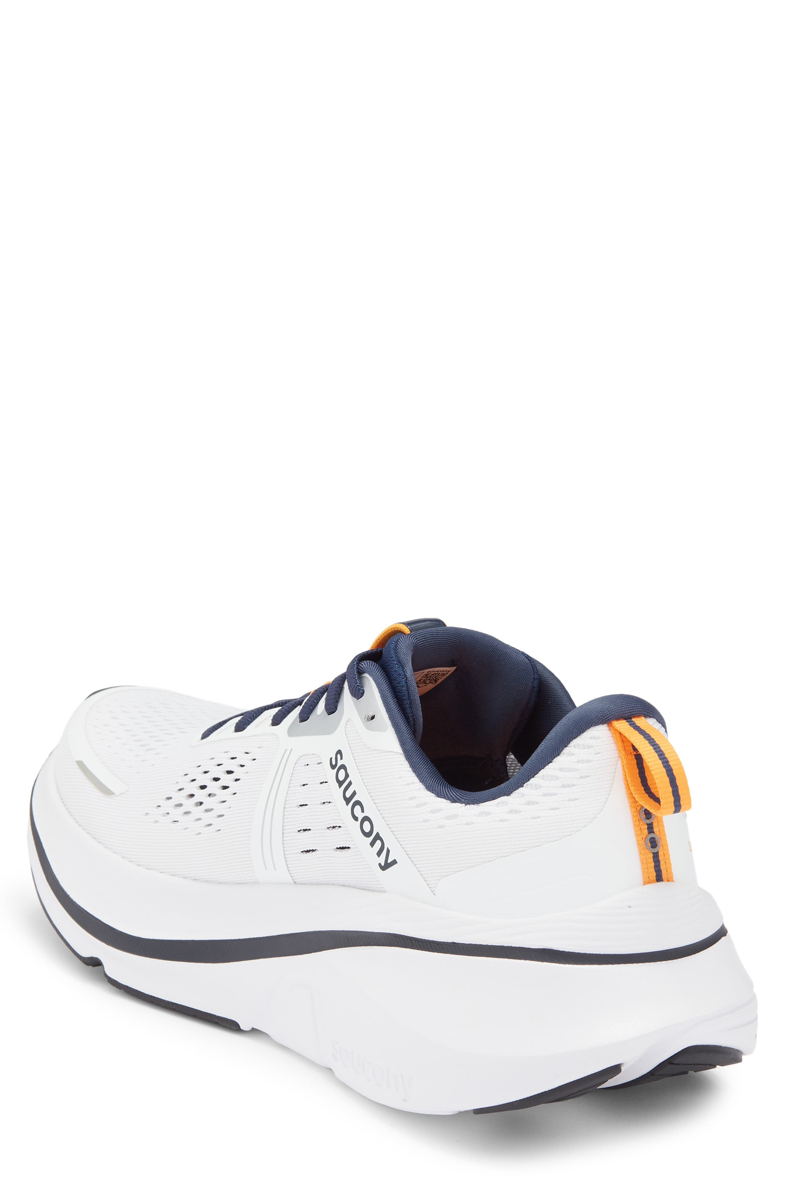 Saucony Guide 18 Running Shoe in White/Navy at Nordstrom - 2