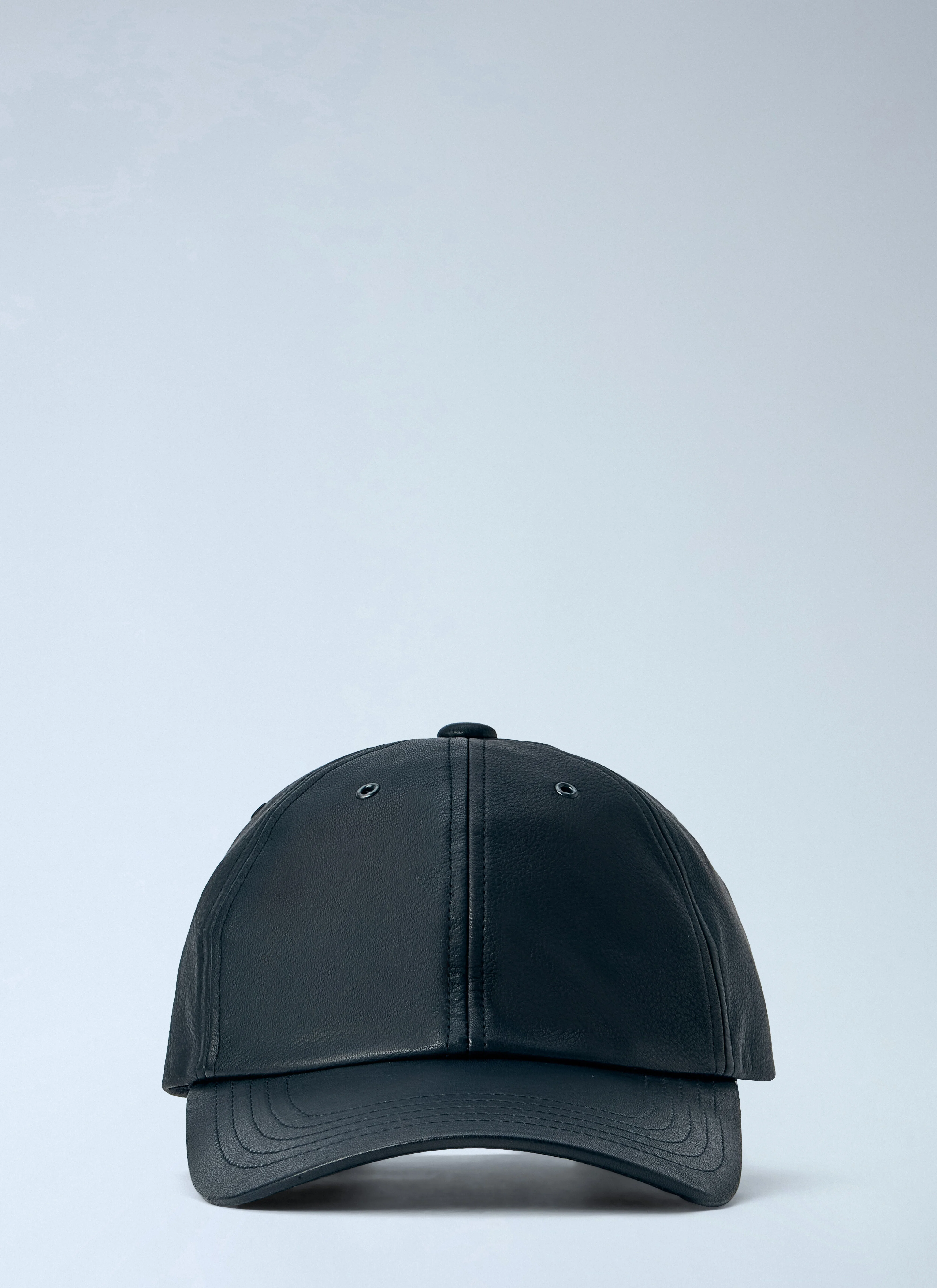 Leather Baseball Cap - 1