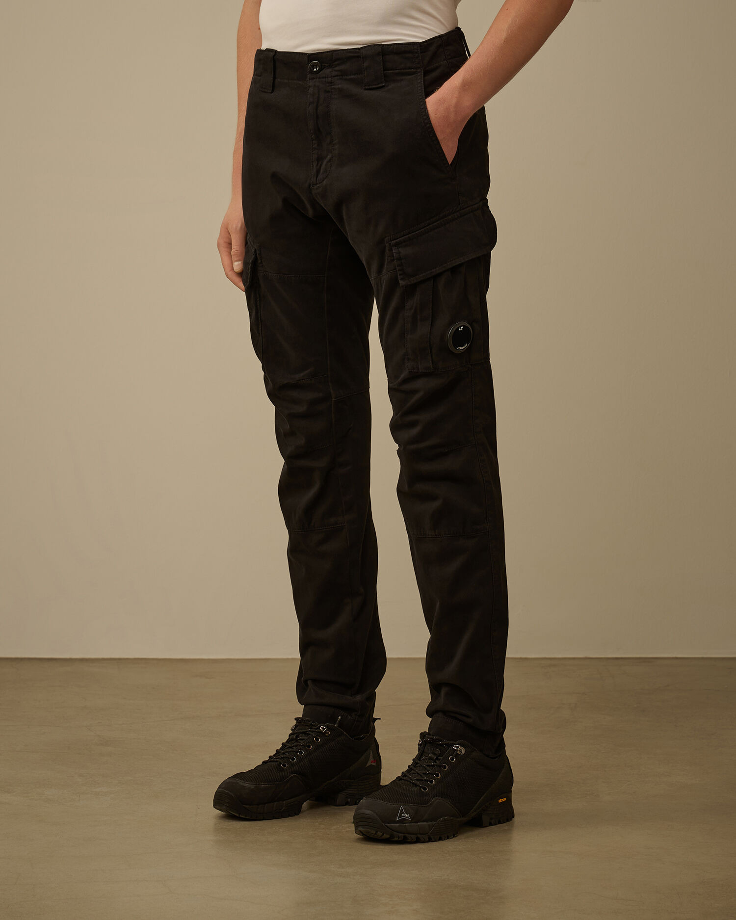 Stretch Sateen Ergonomic Lens Cargo Pants - 3