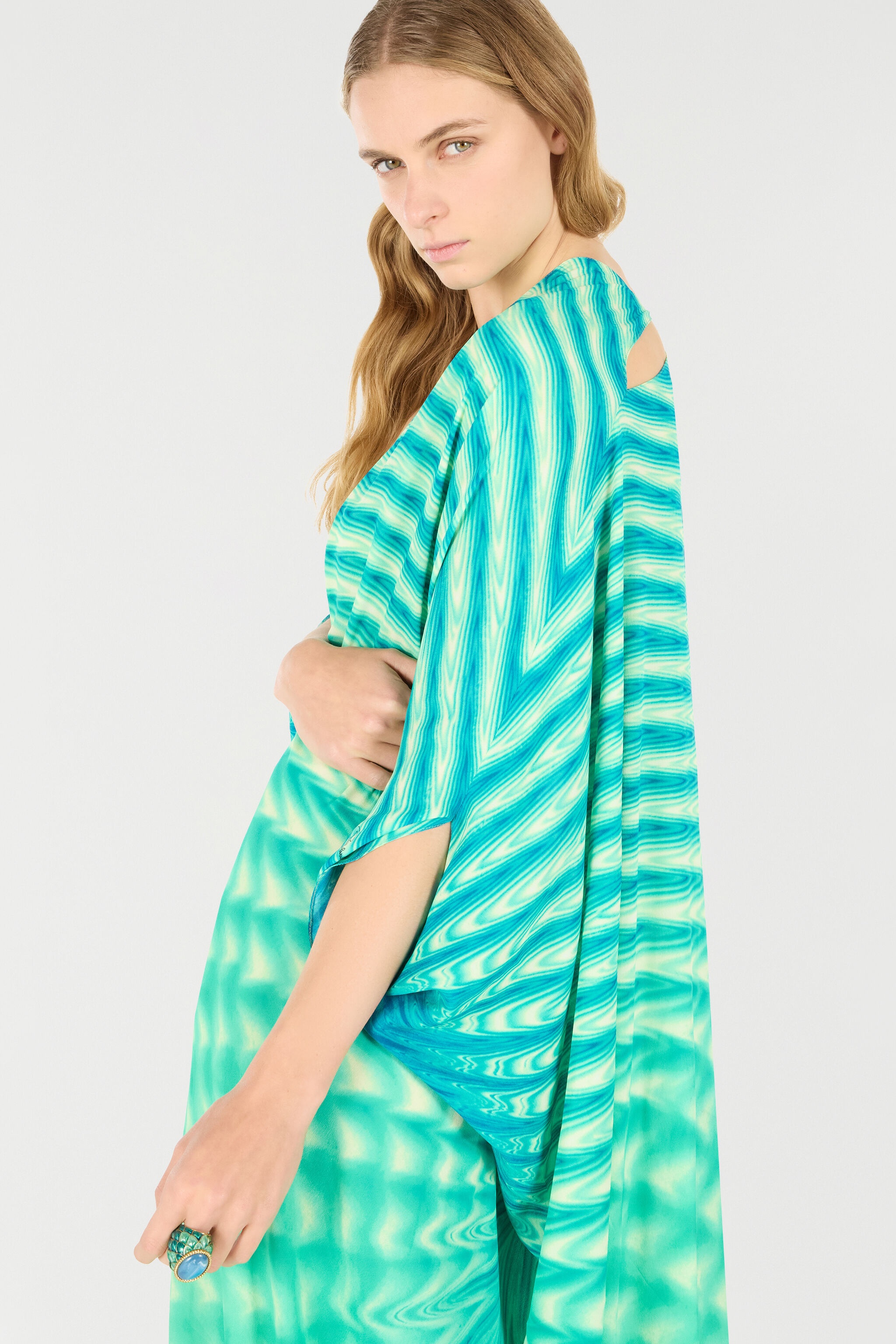 Caftan With All-Over Print - 8