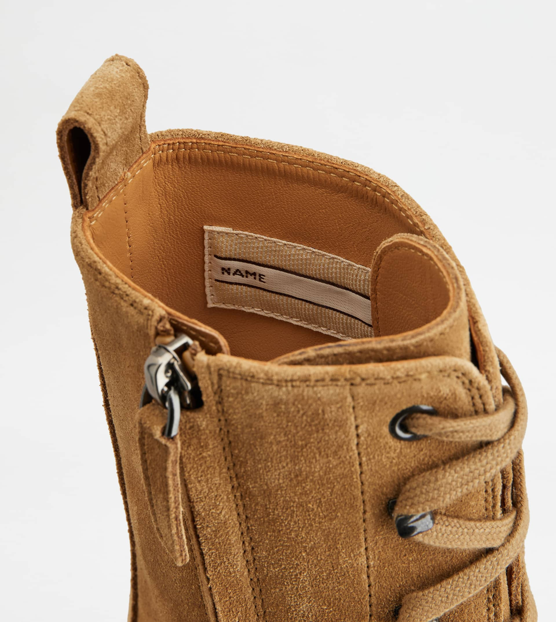 WINTER GOMMINO ANKLE BOOTS IN SUEDE - BROWN - 6