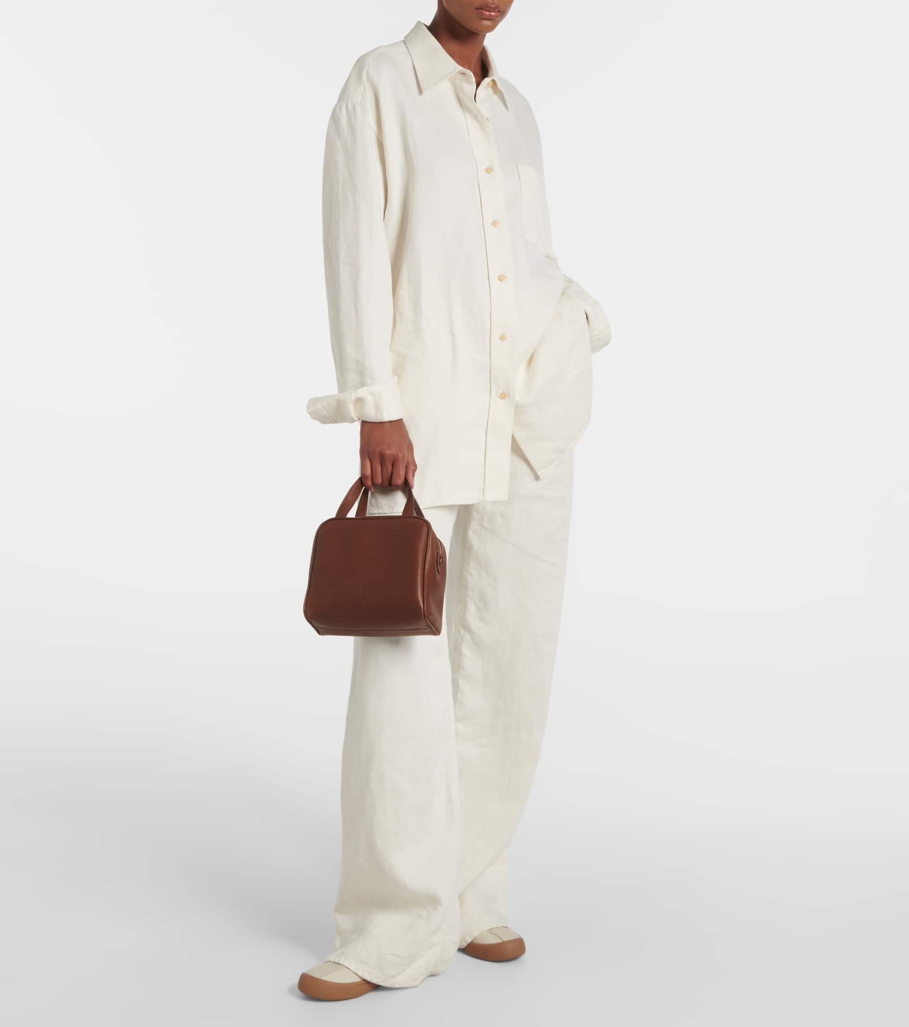 Ray leather tote bag - 5