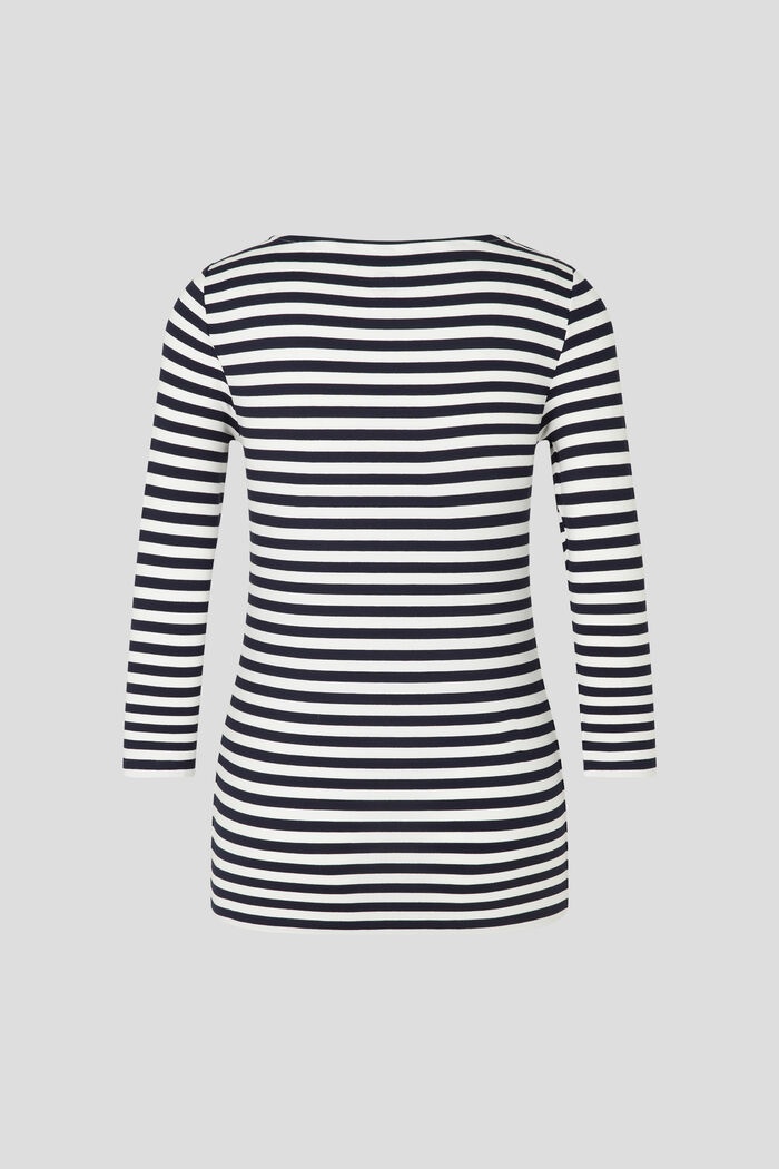 Louna Longsleeve in Navy blue/White - 5