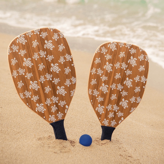 Wooden Beach Paddles - 3