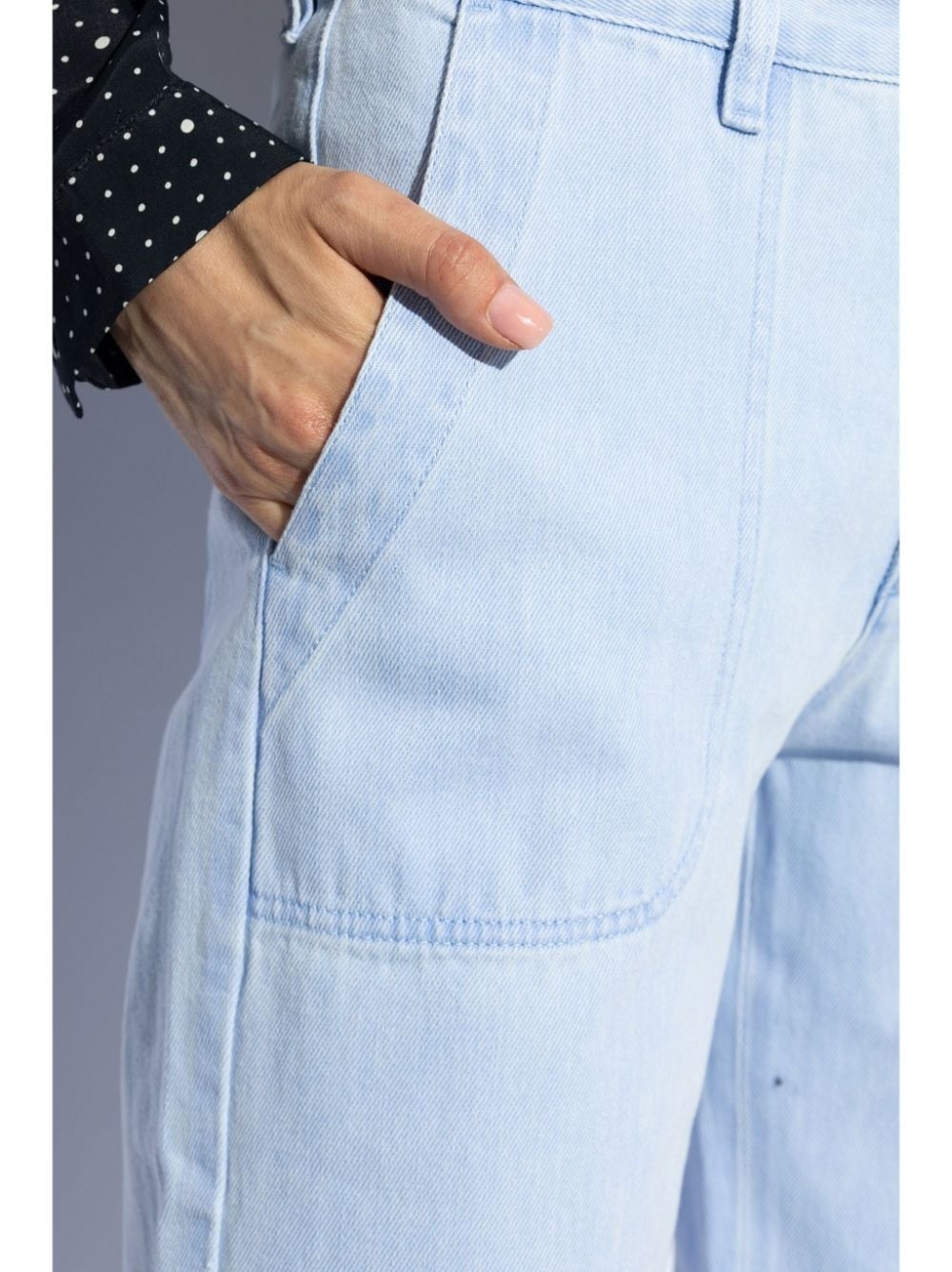 straight-leg cotton jeans - 5