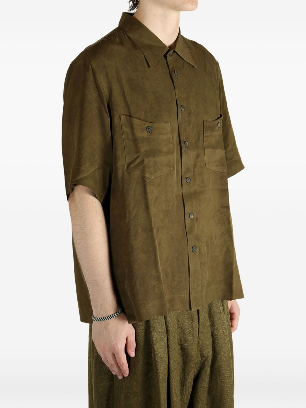 double-pocket short-sleeves shirt - 4