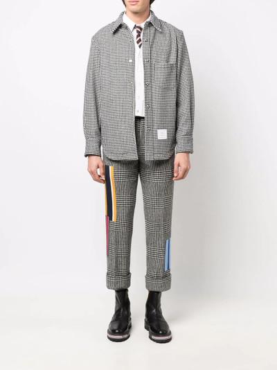 Thom Browne houndstooth-pattern shirt jacket outlook