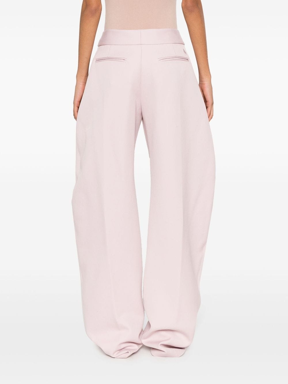 wide-leg tailored trousers - 4