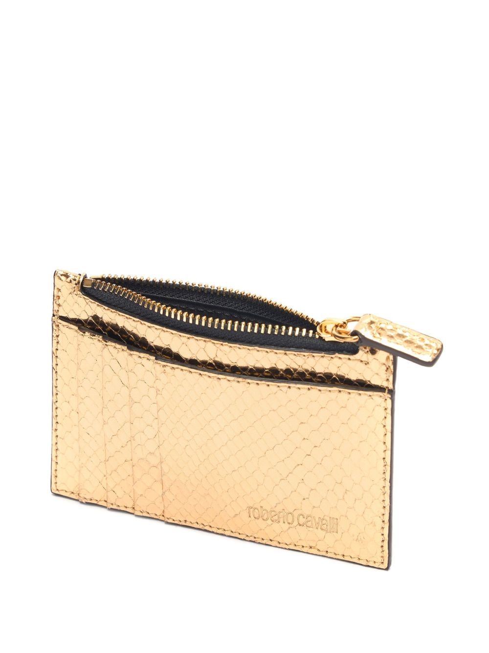 metallic leather card holder - 3