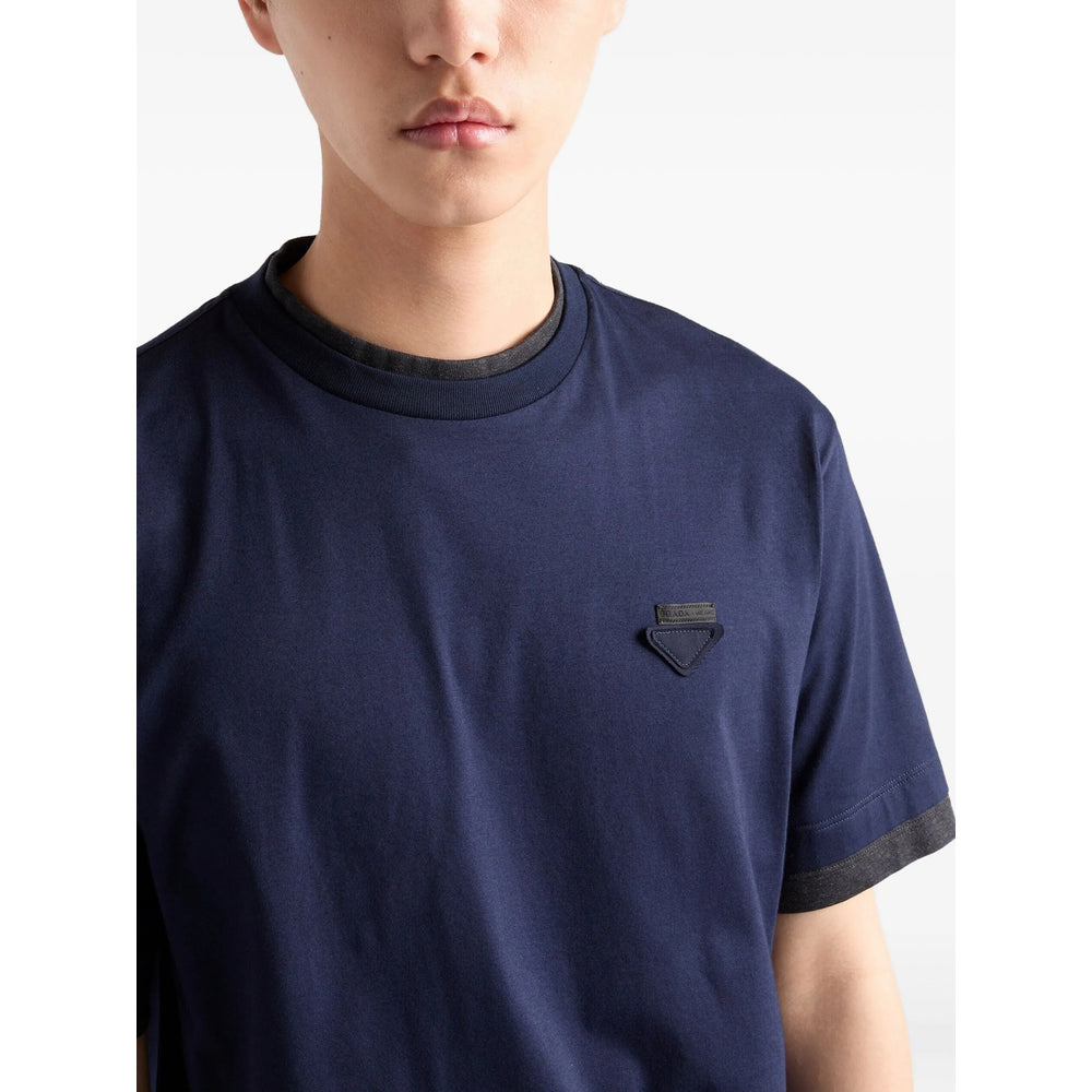 Prada Blue T-Shirts & Vests - T-Shirts Men - 4