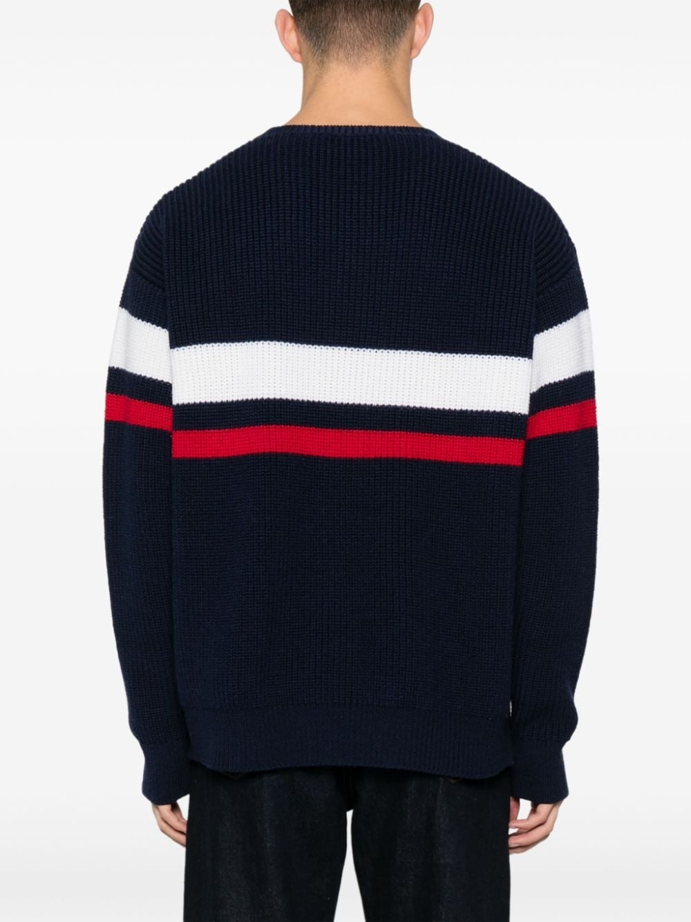 striped wool jumper - 4