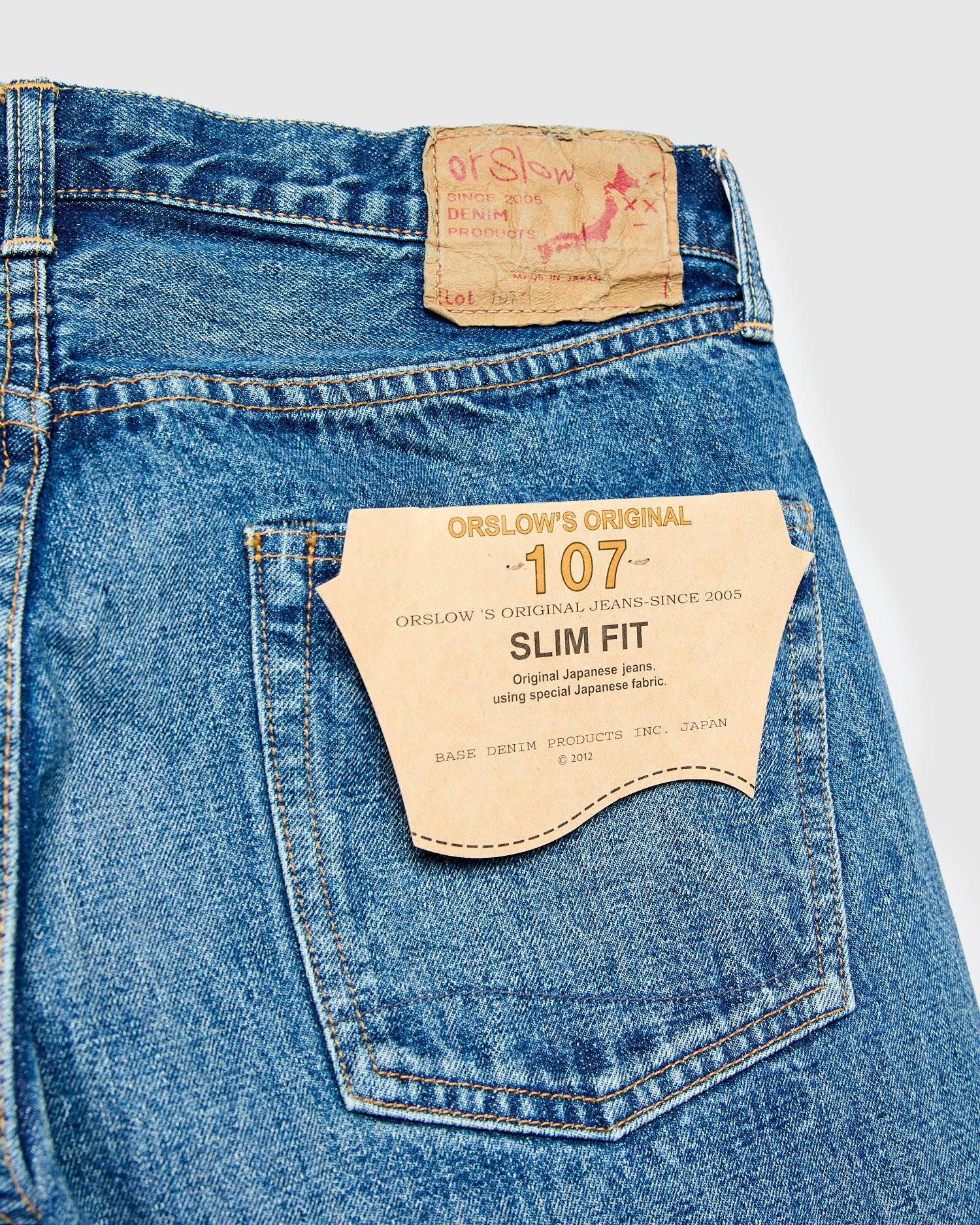 107 "2 Year Wash" 13.5oz Selvedge Denim - Ivy Fit - 3