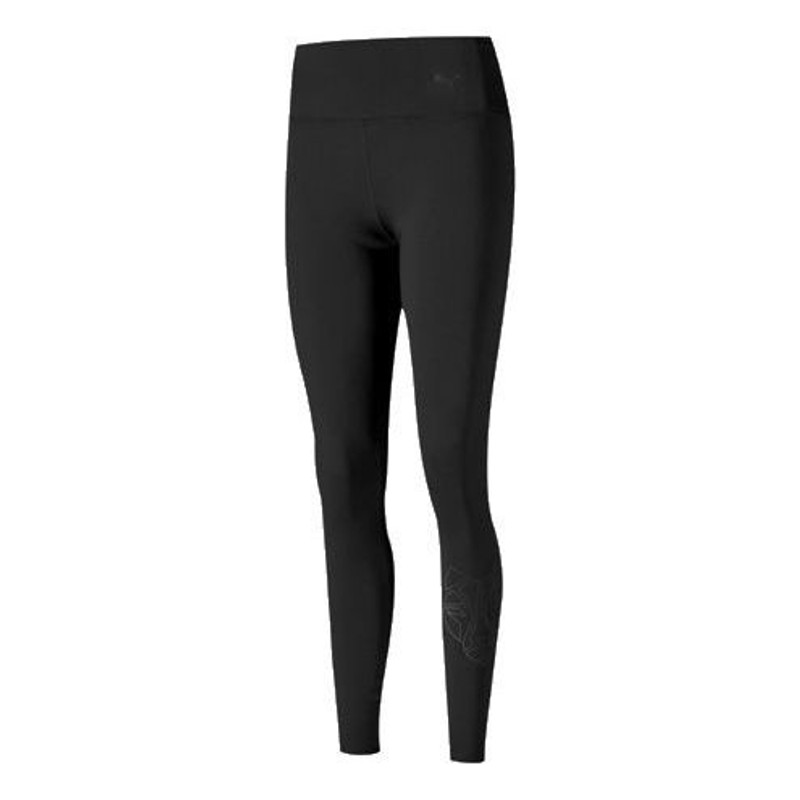 (WMNS) PUMA High Rise 7/8 Leggings 'Black' 519476-01 - 1