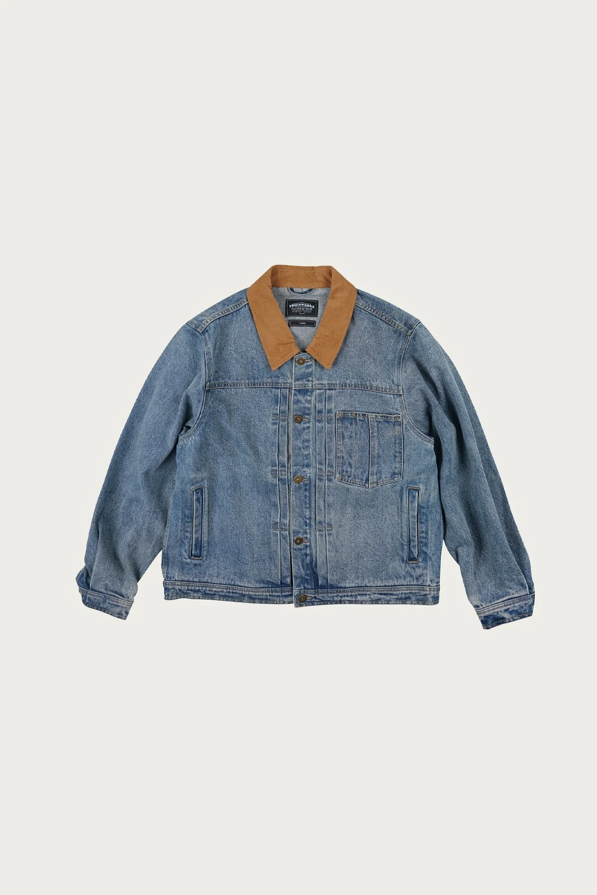 Washed Denim Trucker - Blue - 1