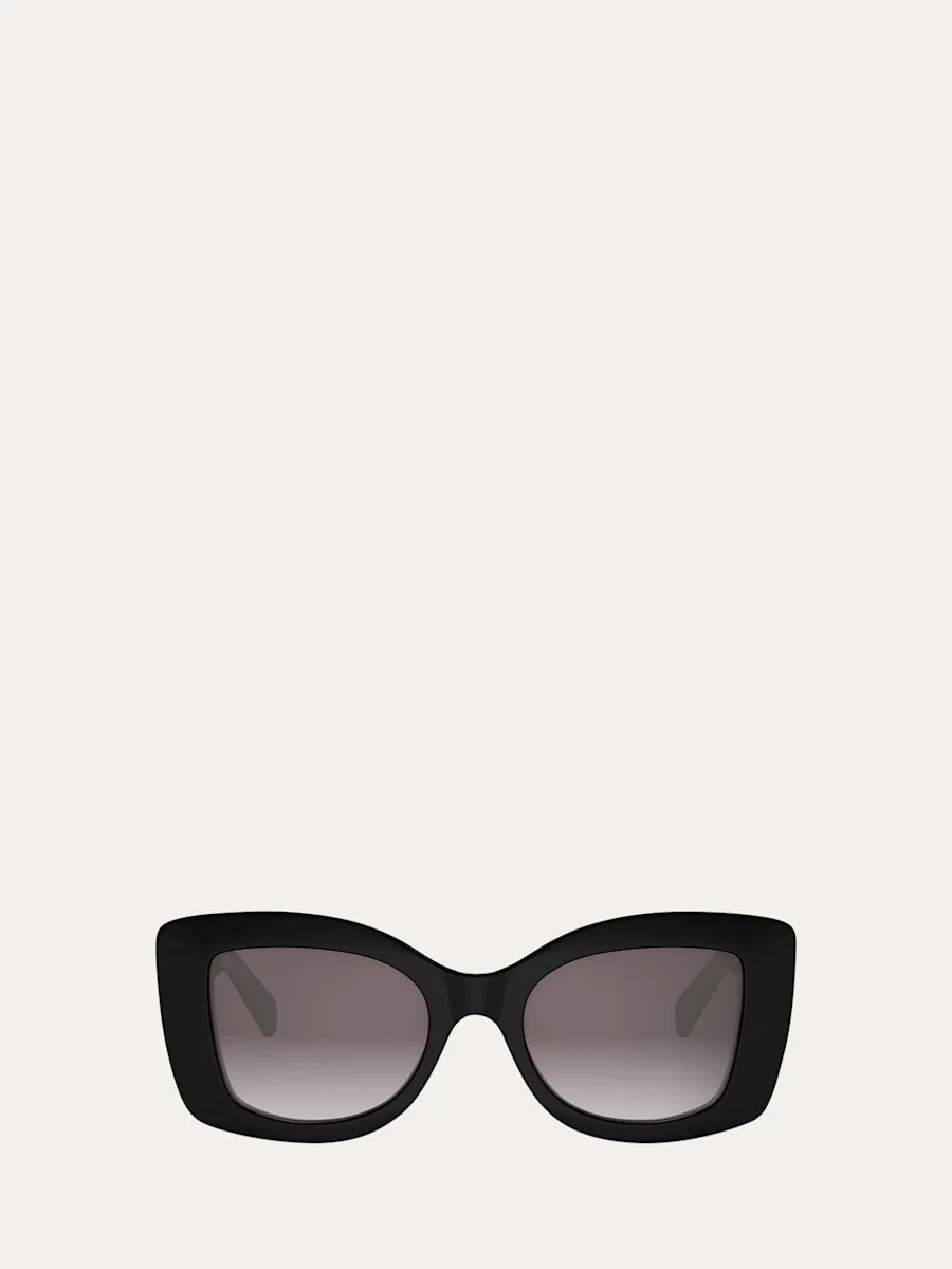 3 Dots Acetate Butterfly Sunglasses - 1