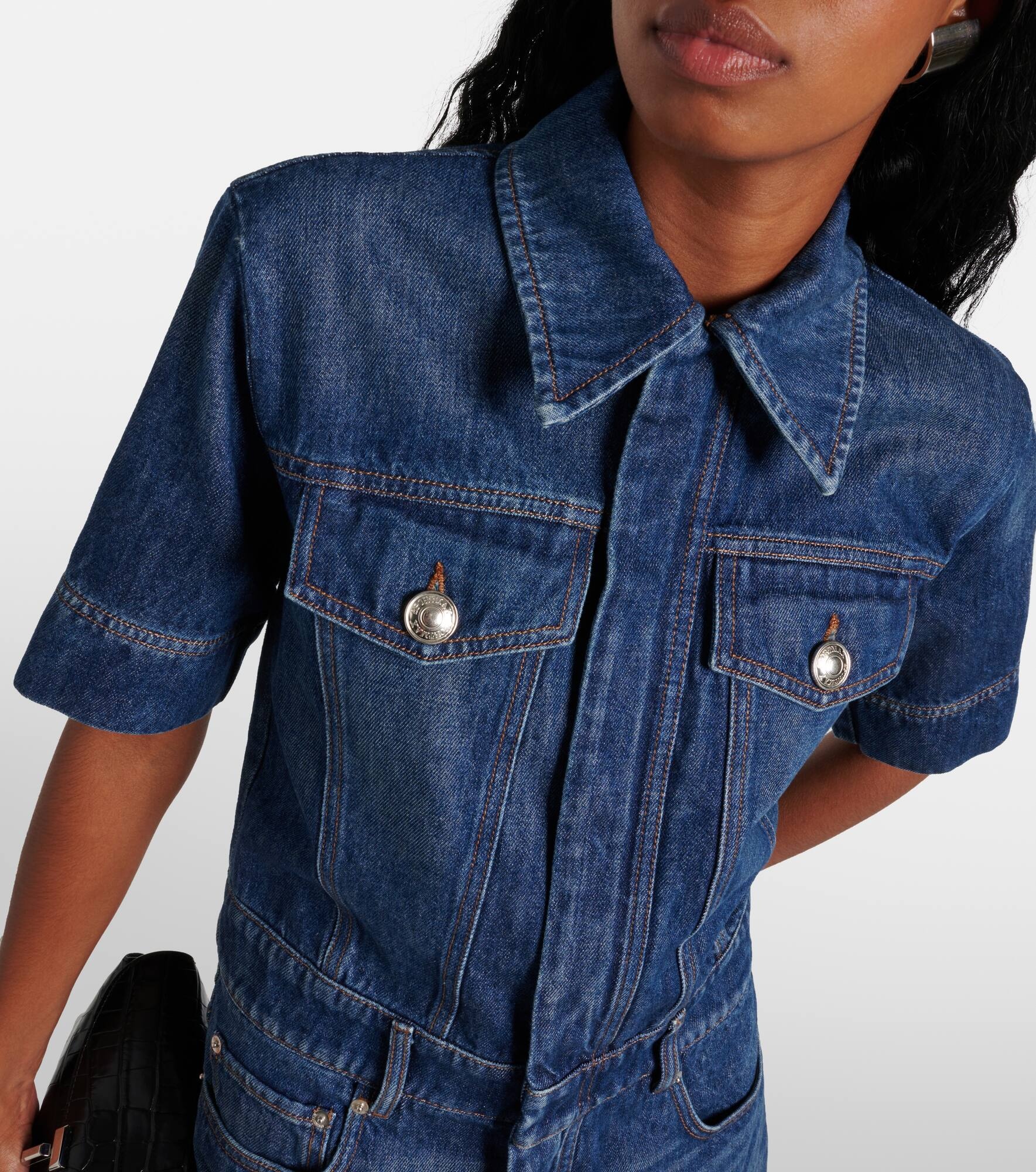 Guglia denim jumpsuit - 4