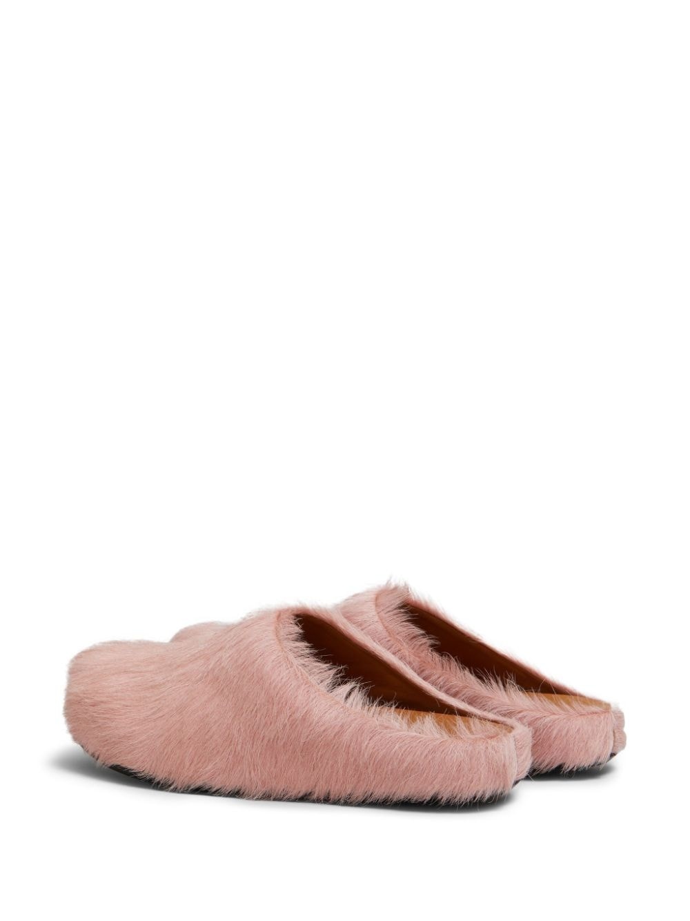 hair calfskin mules - 3