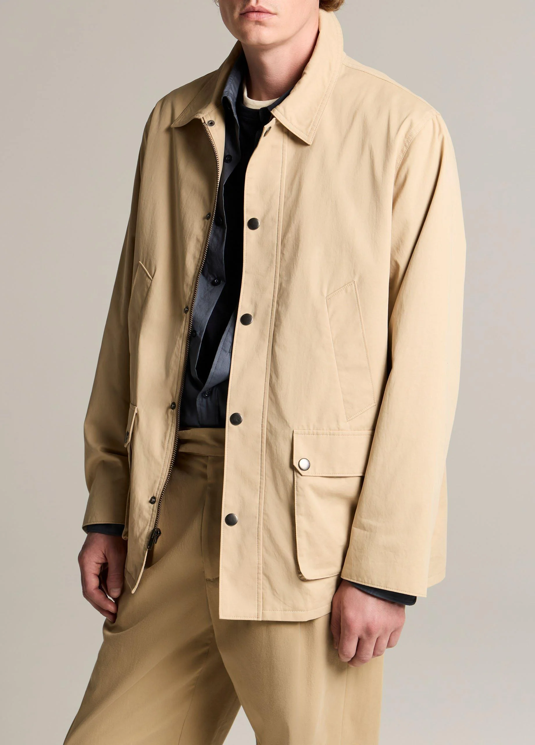 Lightweight Cotton Barn Jacket - 1