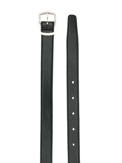 SAINT LAURENT paved buckle belt outlook