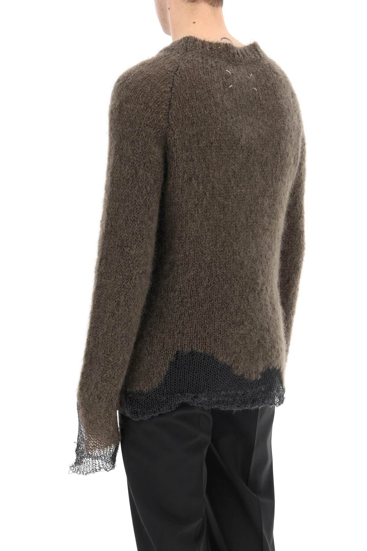 DISTRESSED MOHAIR SWEATER - 4