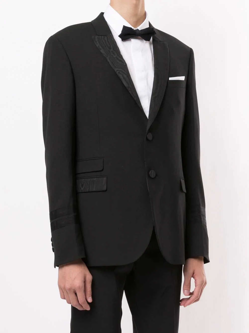 slim-fit tuxedo jacket - 3