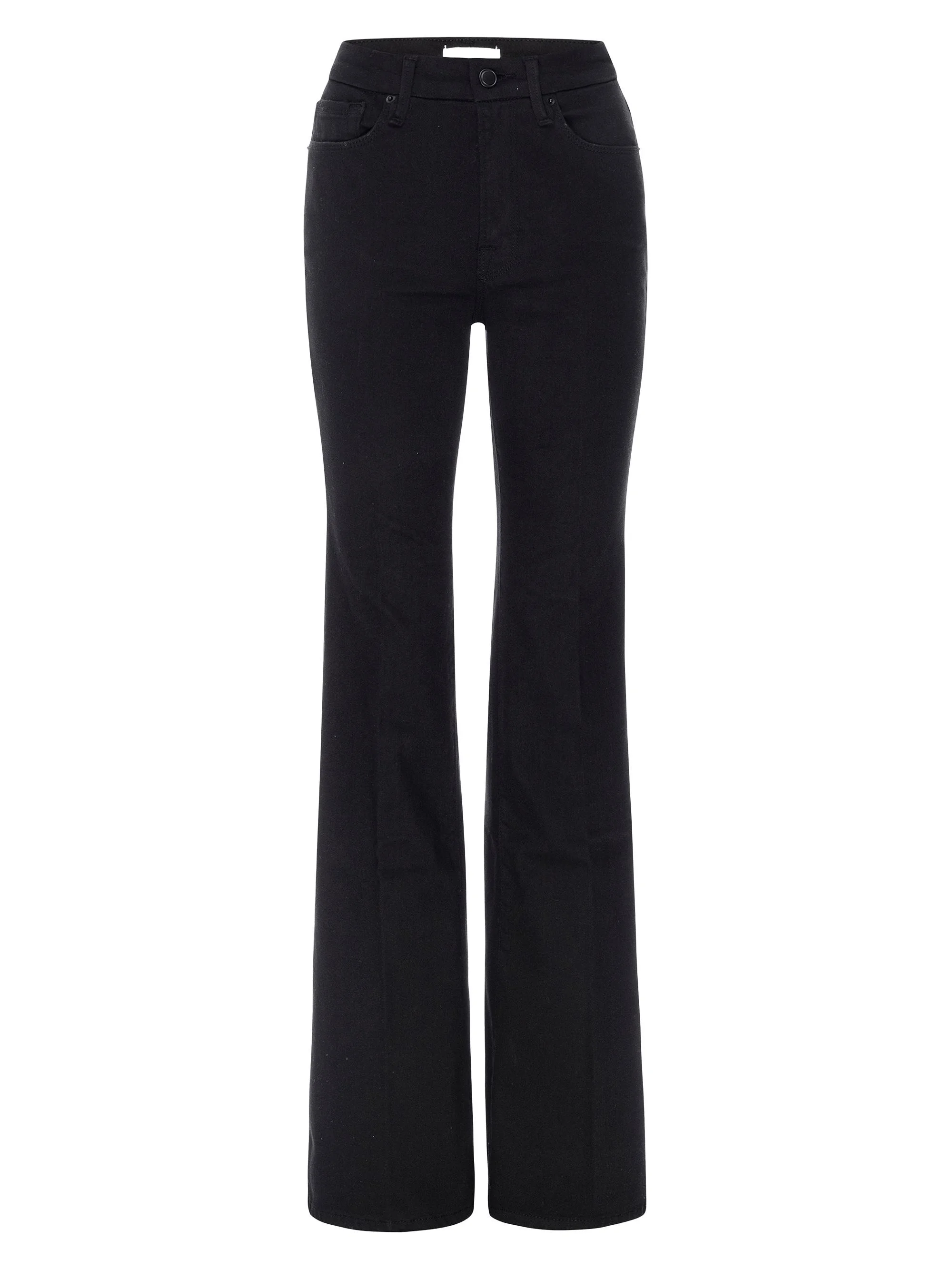 Women's Never Fades Good Legs Flare Jeans - Black - 1