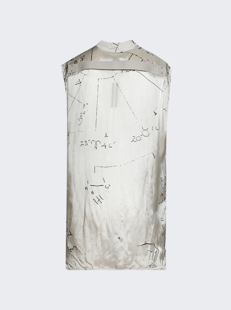 Rick Owens Jumbo Sl Outershirt Milk And Black outlook