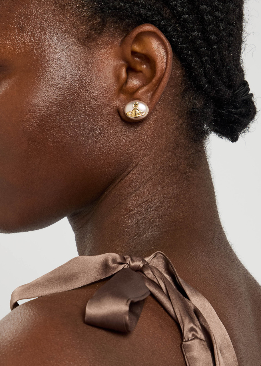 Vivienne Westwood Lavinia Faux Pearl-embellished Stud Earrings - 2