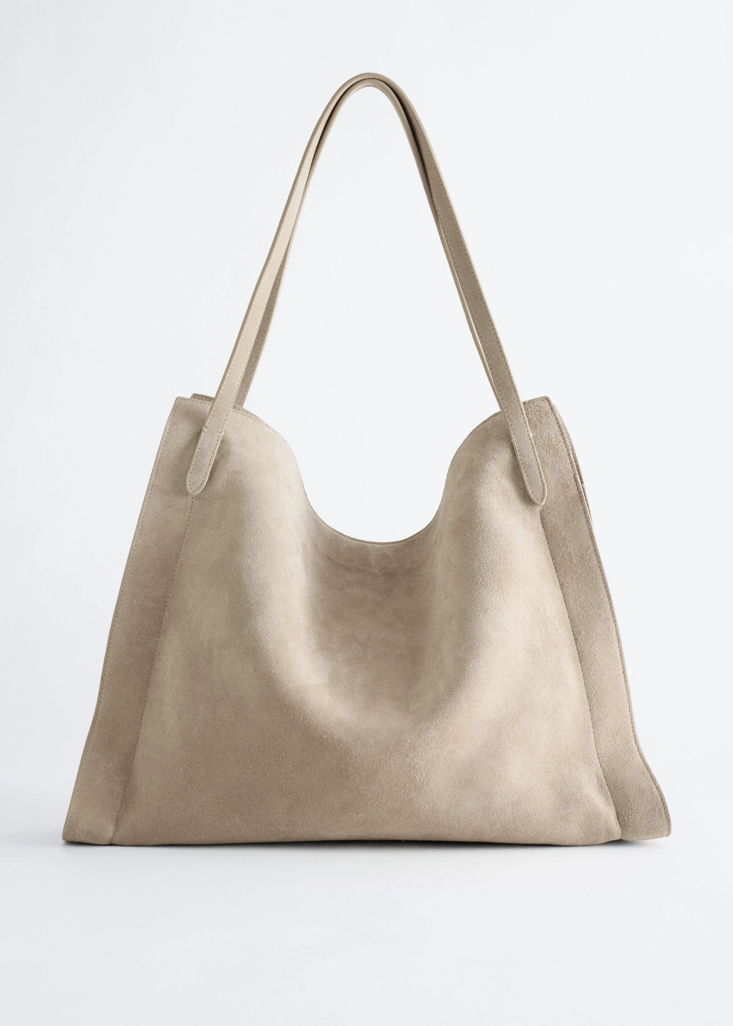 Split Suede Tote - 1