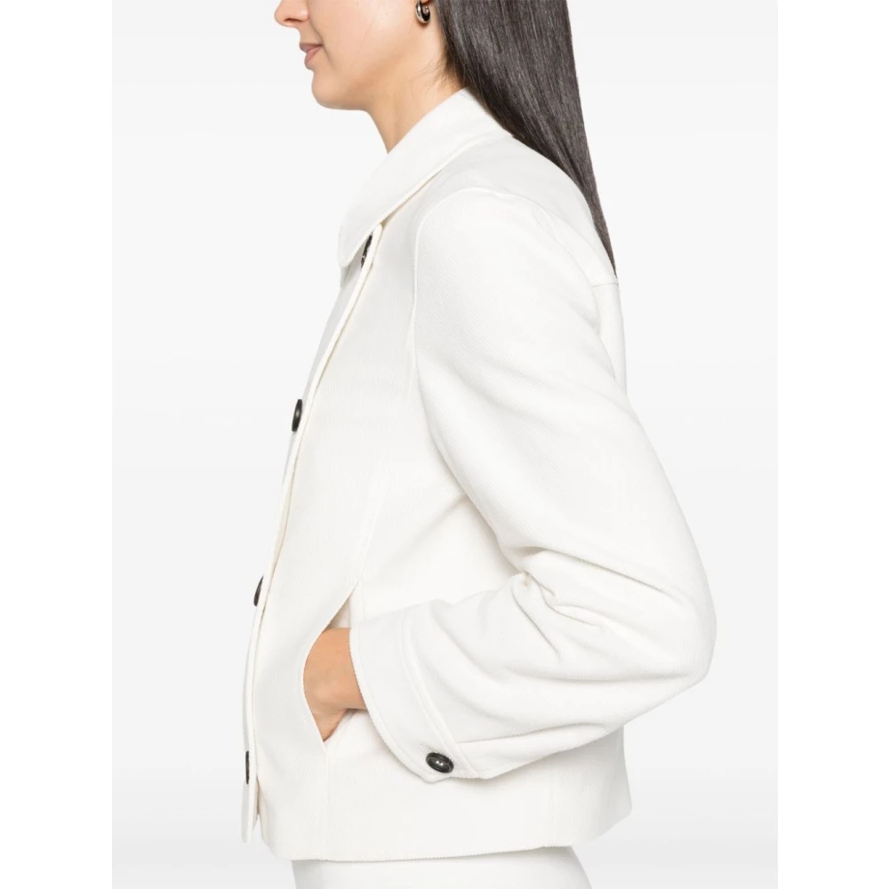 ジャケット BRUNELLO CUCINELLI Woman Coat White MH5347420 C9002 Brunello Cucinelli WHITE COAT WOMEN'S JACKET & COAT | miinto
