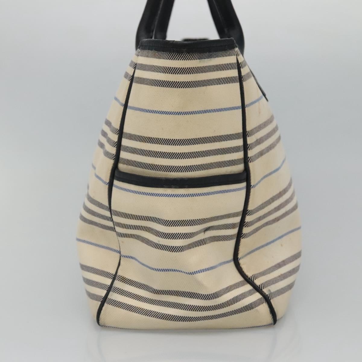 Burberry Tote Bag Canvas White - 4