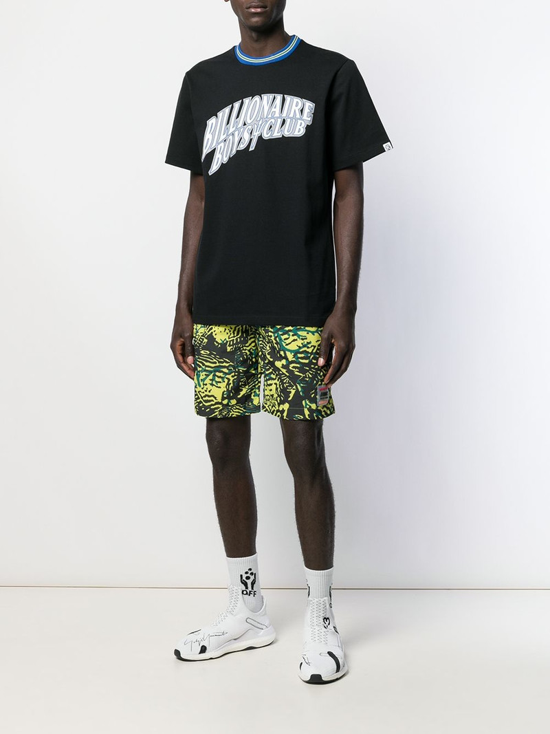 BILLIONAIRE BOYS CLUB jungle print beach shorts outlook