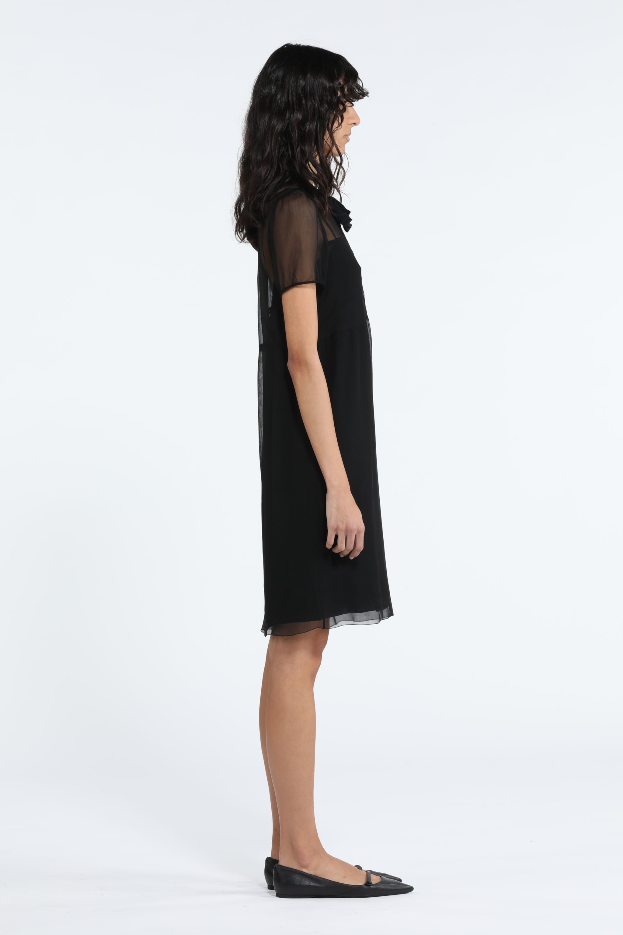 SILK-CREPON DRESS - 3