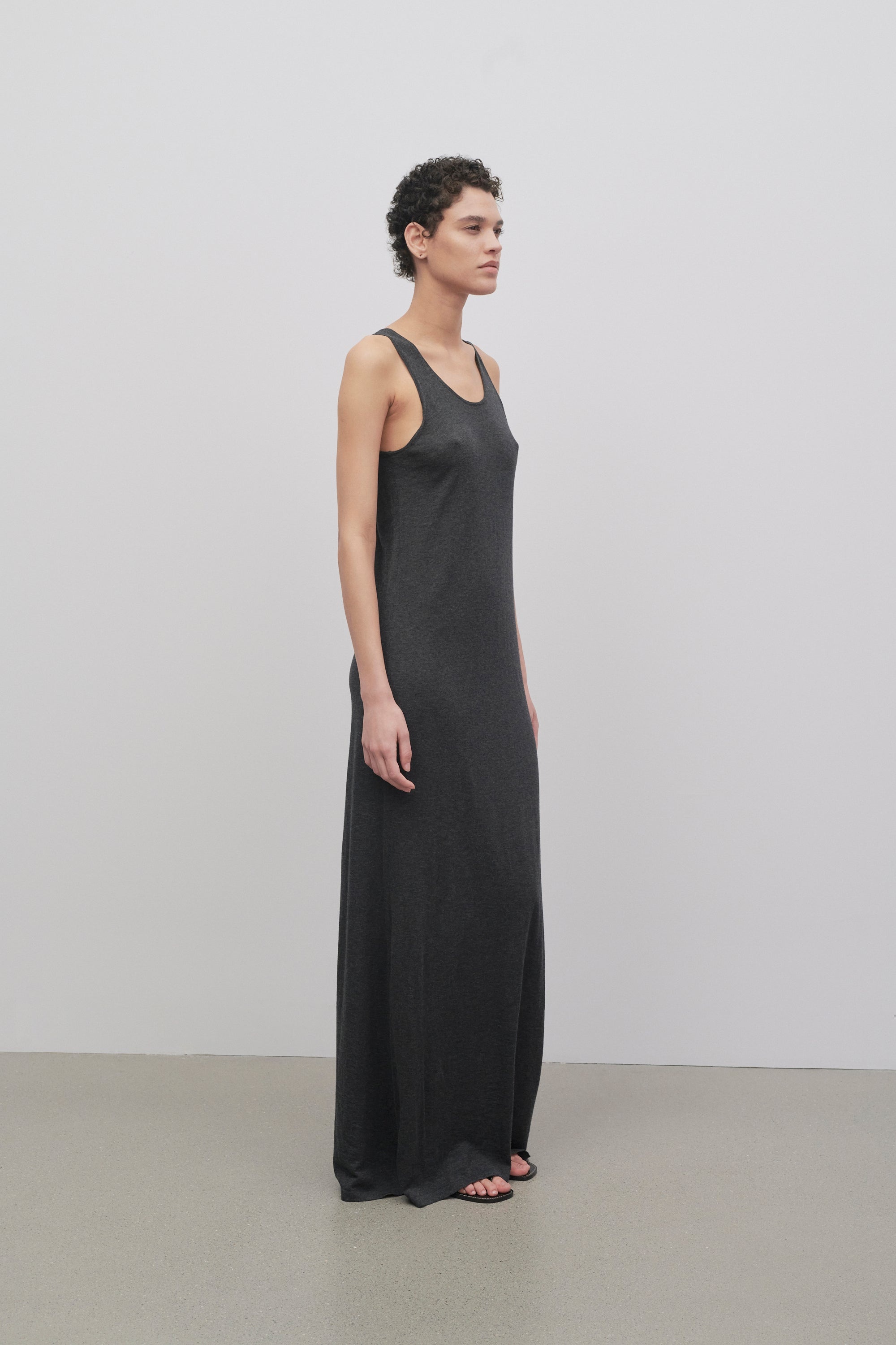 Farissa Dress in Cotton and Cashmere - 4