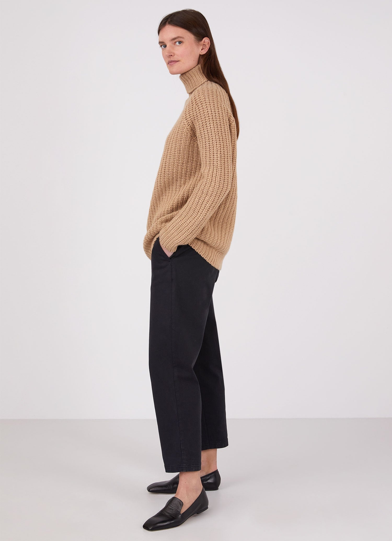 Chunky Roll Neck Jumper - 3