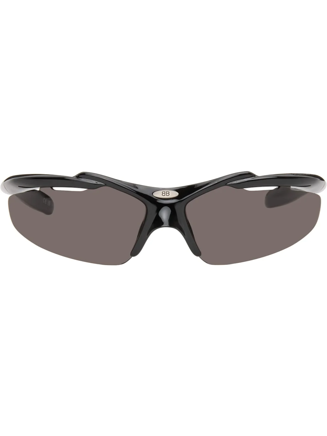 Black Turbo D-Frame Sunglasses - 1