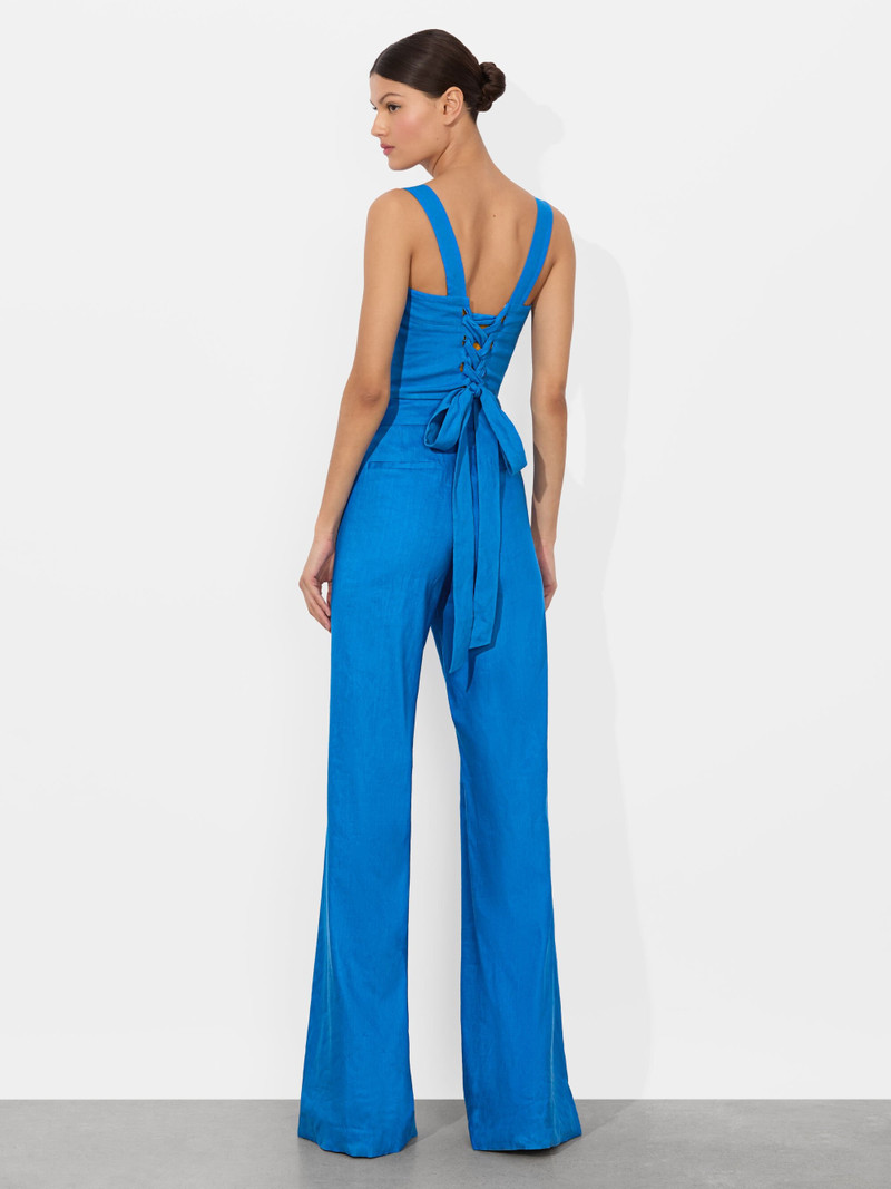 Alice + Olivia ERIC LINEN PANT outlook