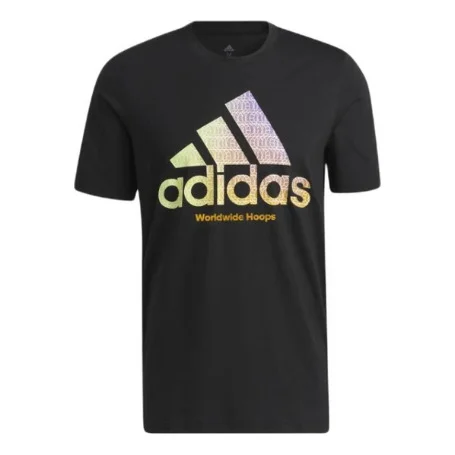 adidas We Ball Together Badge of Sport T-shirt 'Black' HC6902 - 1