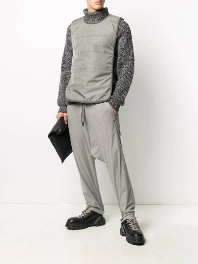 11 by Boris Bidjan Saberi drop-crotch track pants outlook